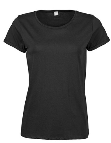 T-5063-Womens Roll-Up Tee